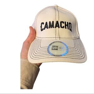 Camacho cigar new era fitted cap hat. In EUC w sticker on